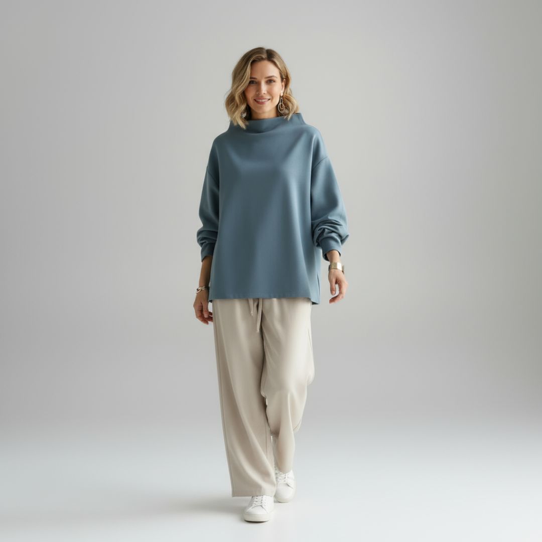 Gabriella | Chic High Neck Pullover