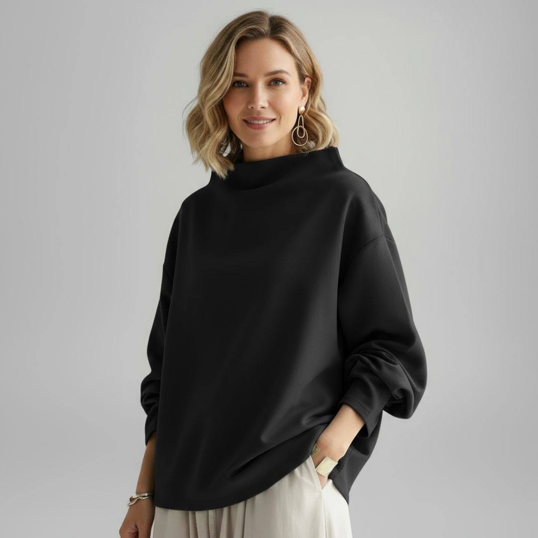 Gabriella | Chic High Neck Pullover
