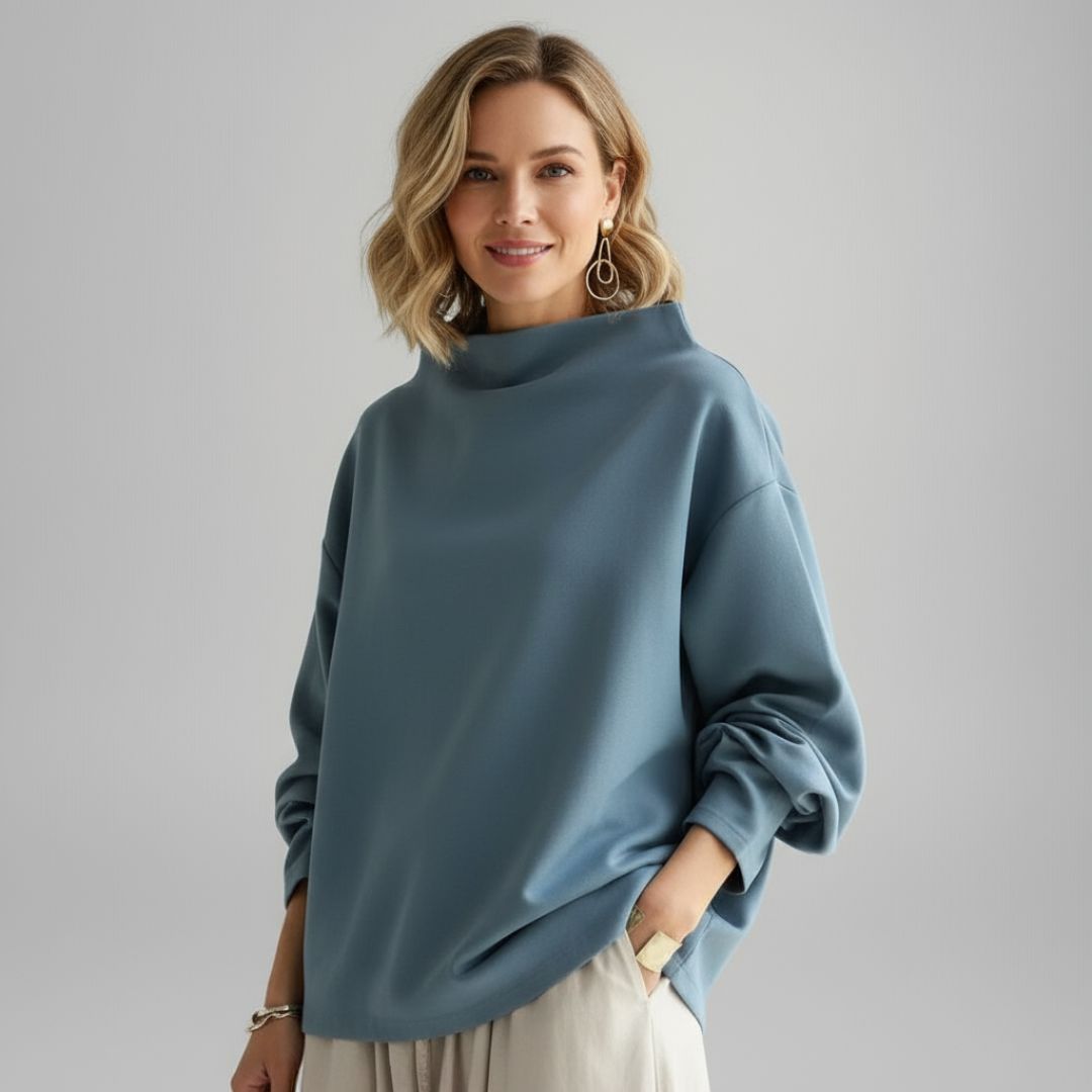 Gabriella | Chic High Neck Pullover