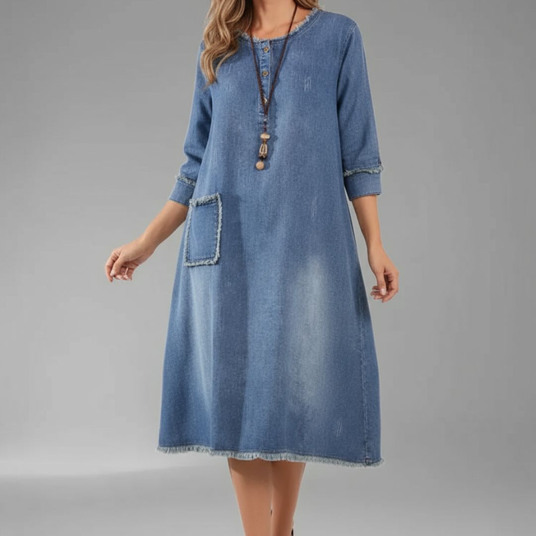 Jacky | Longsleeve Denim Dress