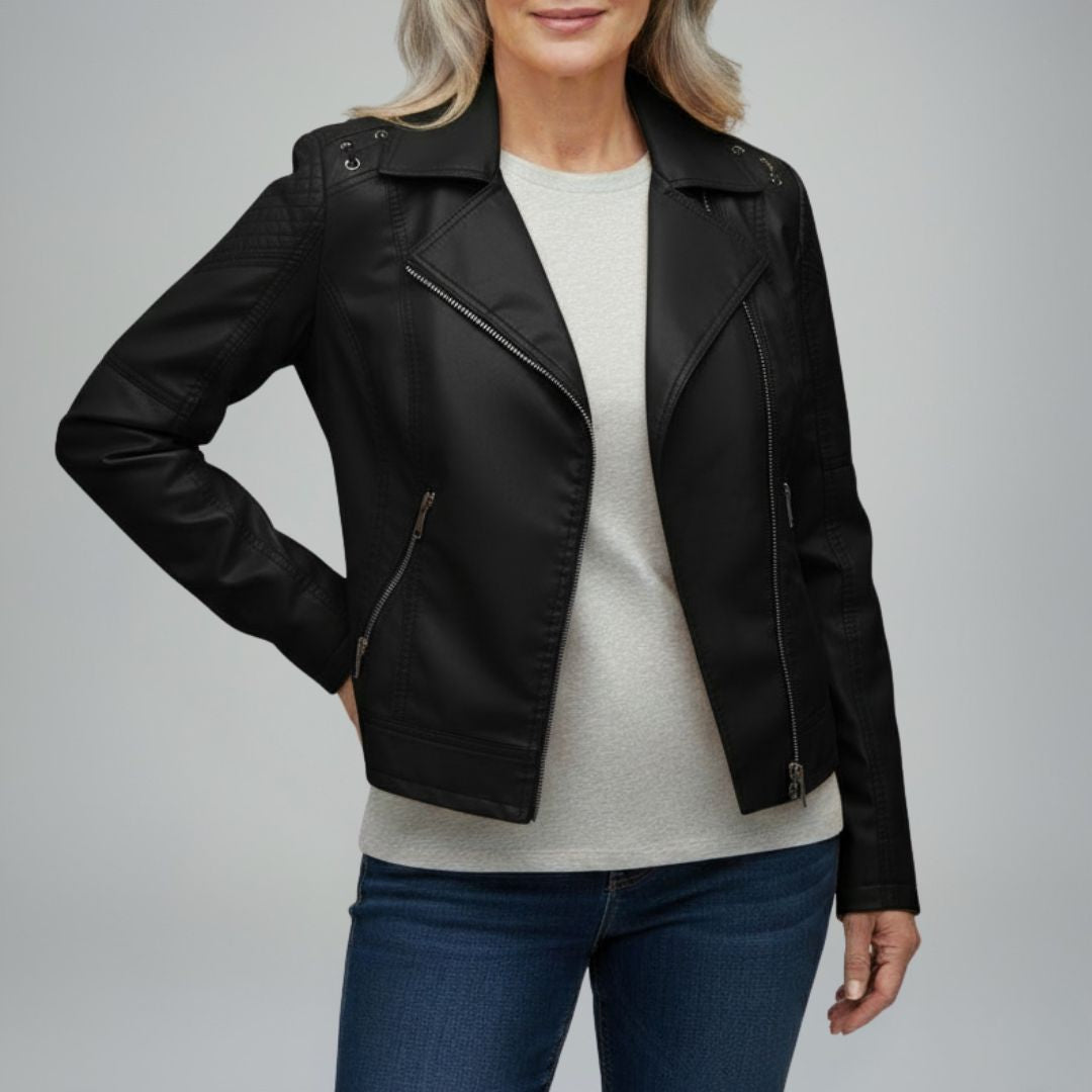 Lorrie | Faux Leather Jacket