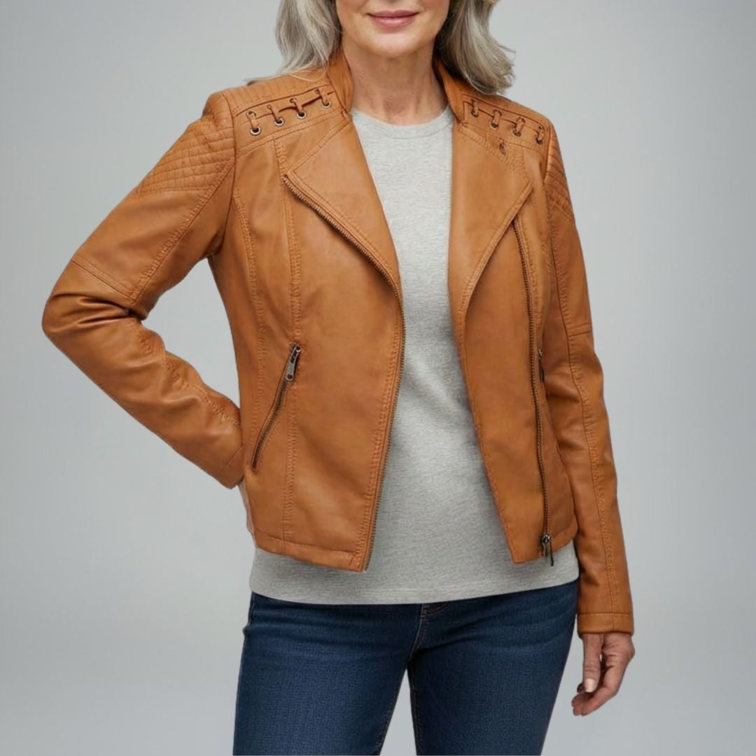 Lorrie | Faux Leather Jacket