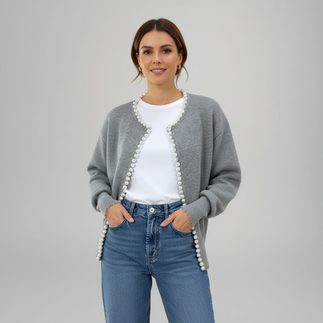 Marie - Elegant Beaded Cardigan