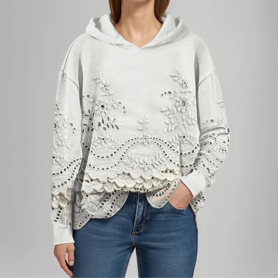 Melinda | Sweater with Lace Details