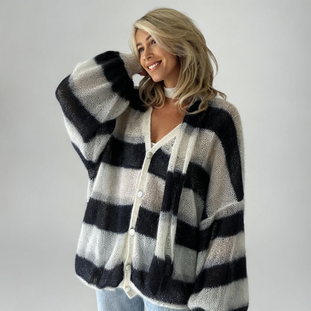 Nerissa - Striped Cardigan