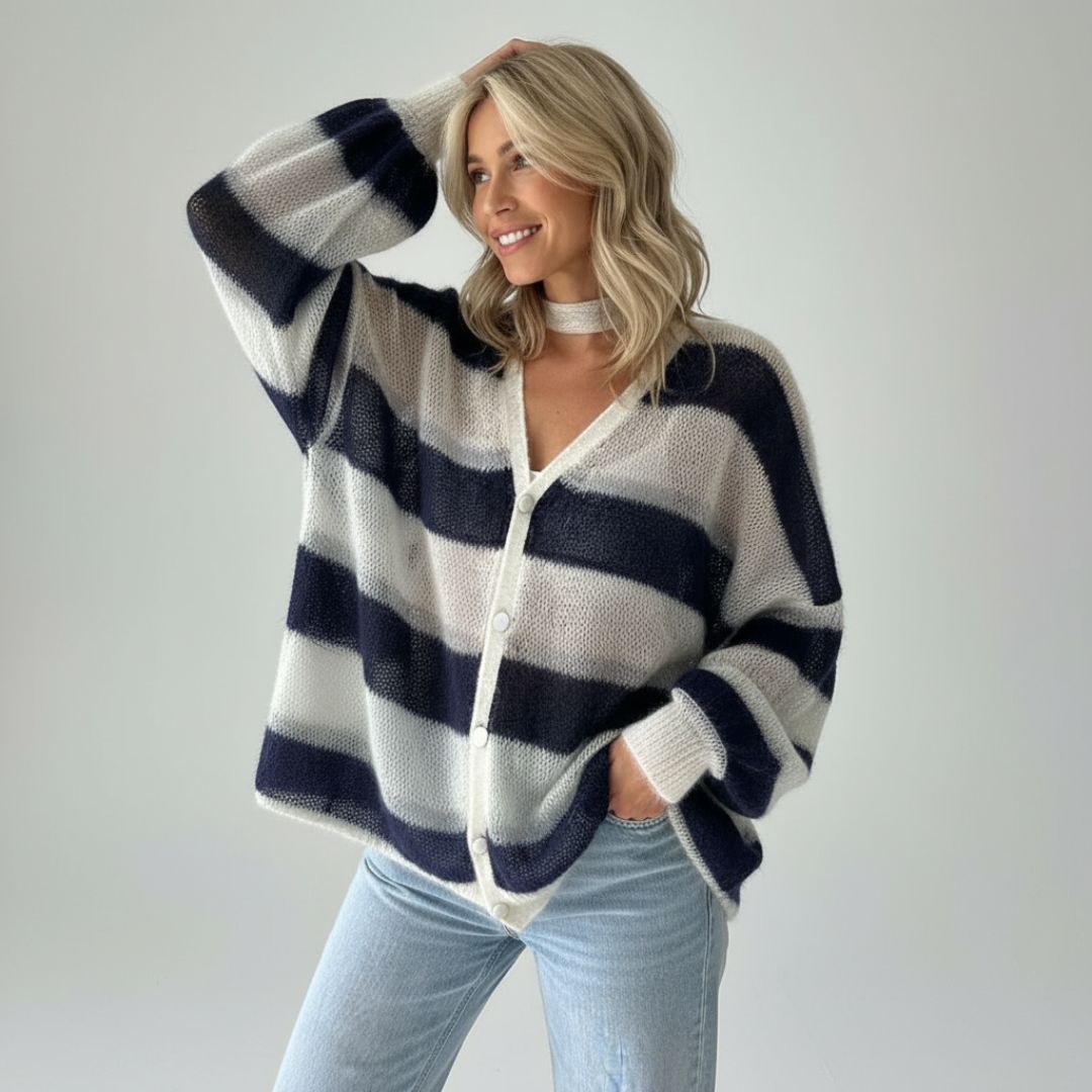 Nerissa - Striped Cardigan