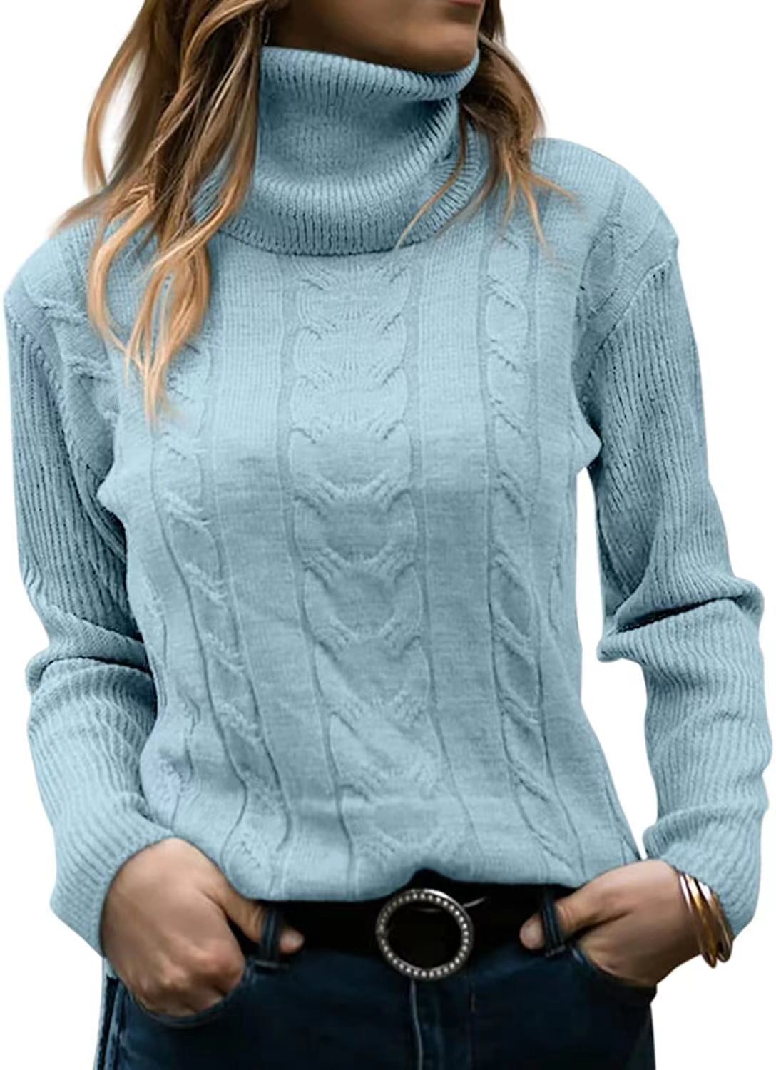 Lisa | Elegant Cable Knit Sweater