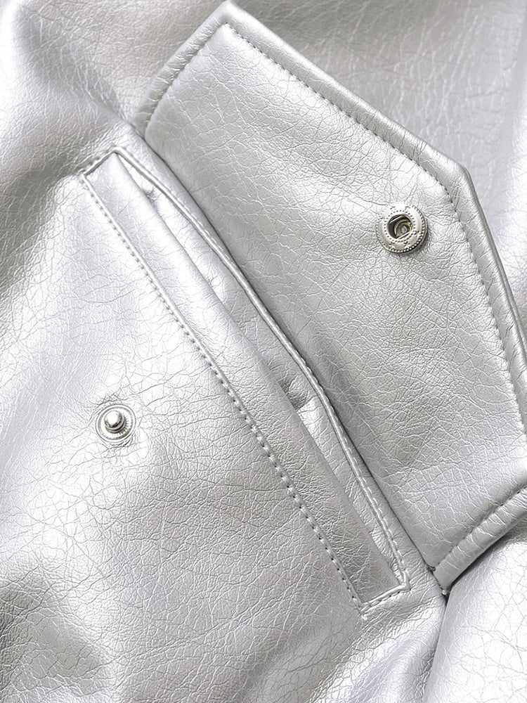 Leah | Leather Bomber Jacket