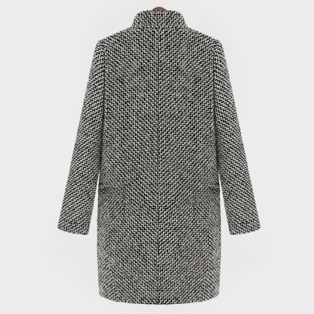 CHELSEA™ | LONG CHECKERED COAT