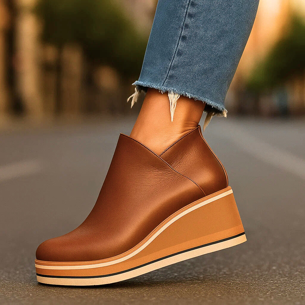 Rheena | Wedge Boots