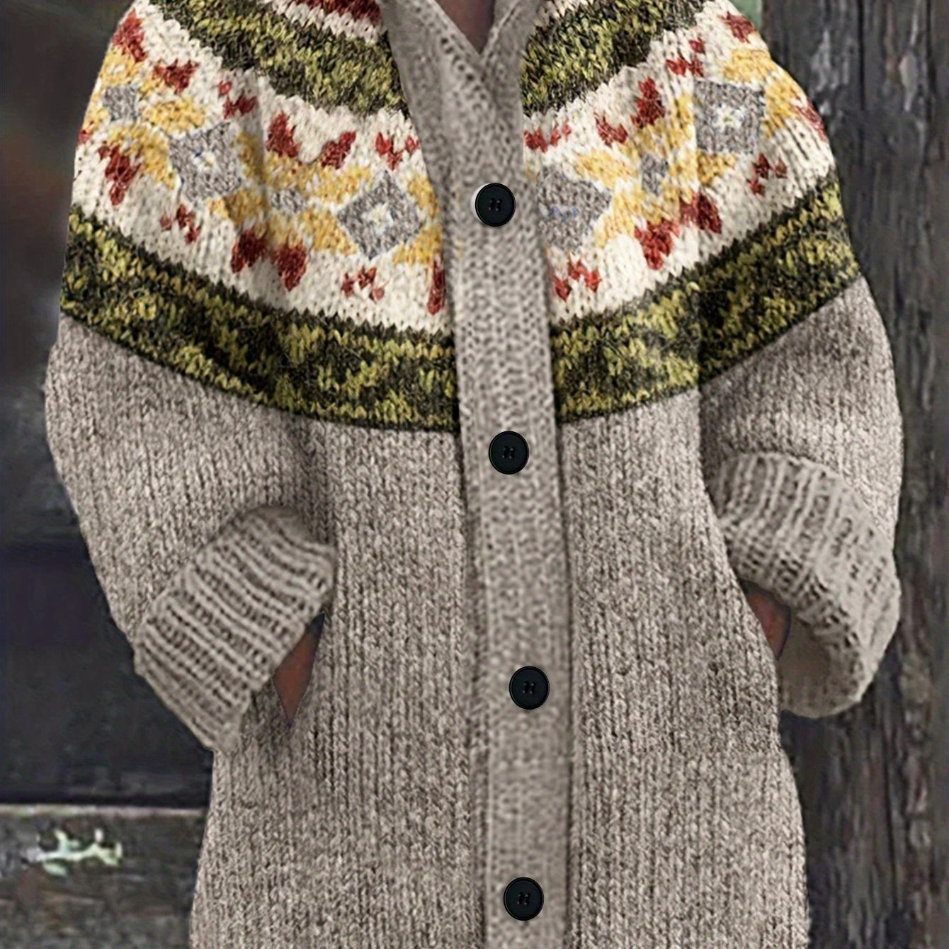 Gladys | Plaid Cardigan Jacket