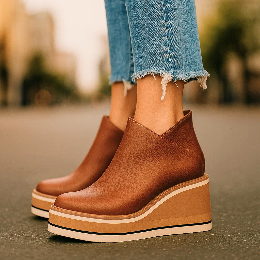 Rheena | Wedge Boots